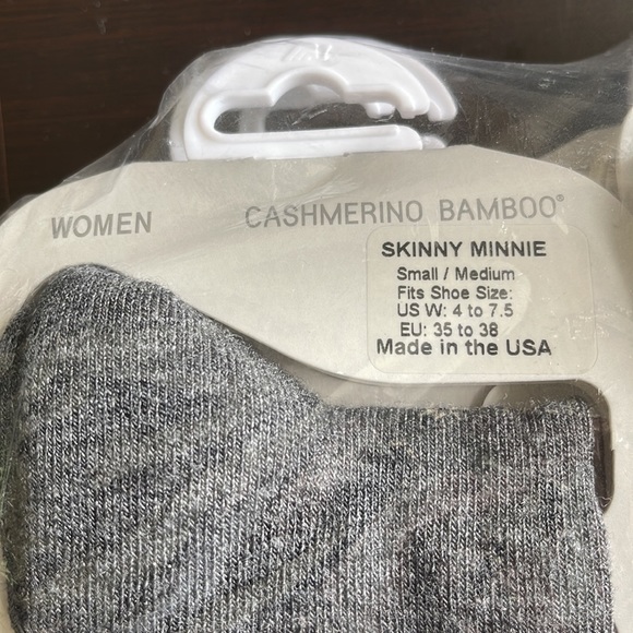 Goodhew Skinny Minnie merino wools socks in charcoal grey - Picture 9 of 12